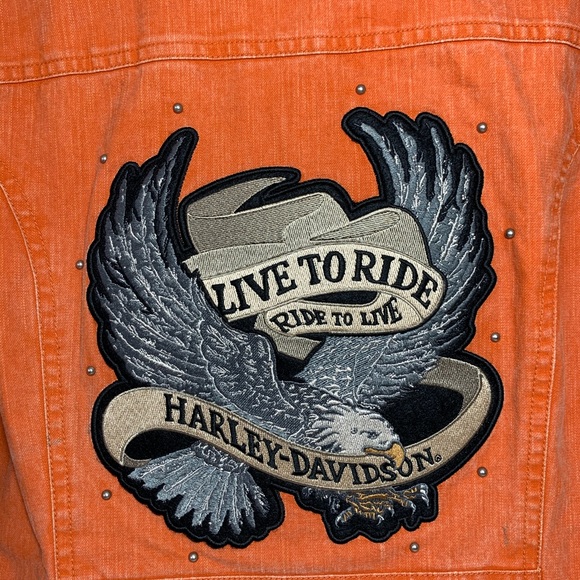 Harley-Davidson Riding Jacket Orange - Picture 4 of 6